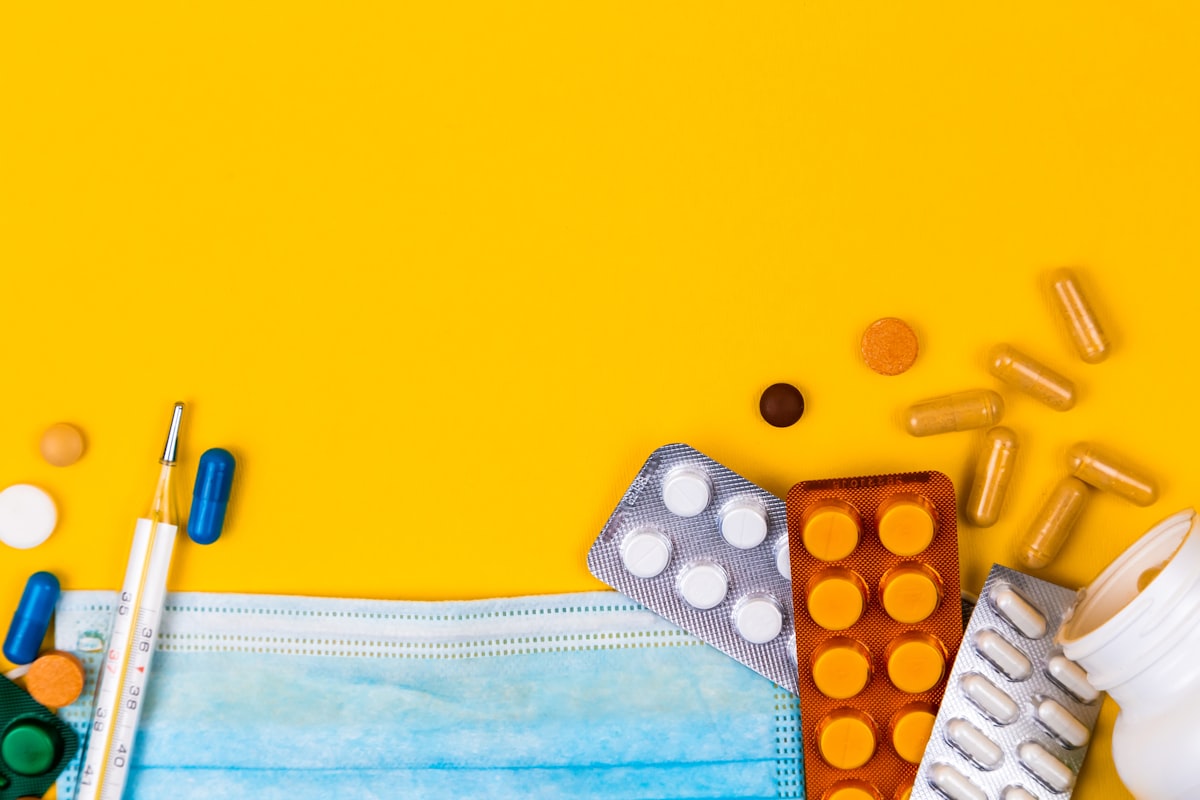 Medical comparison concept illustrating different treatment pathways for depression